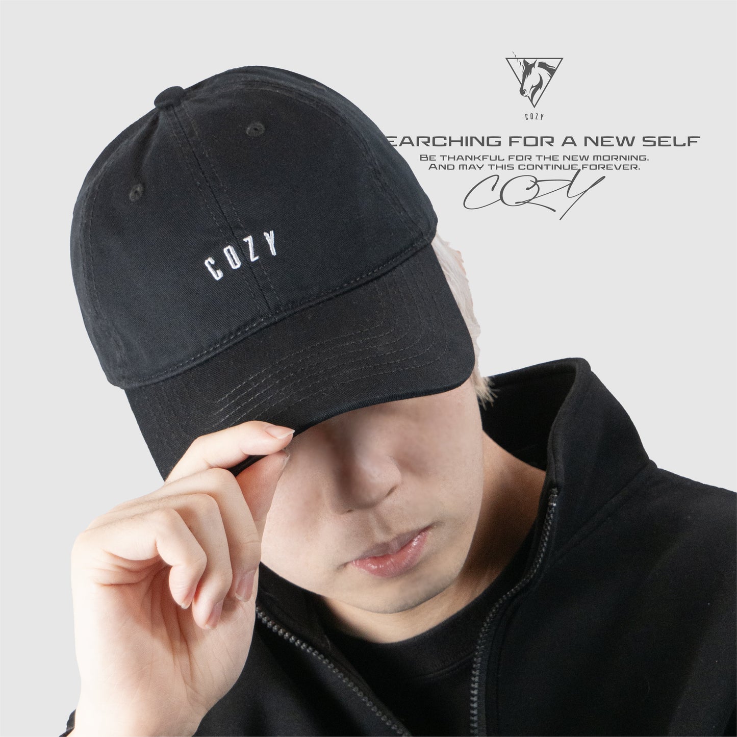 COZY TEXT LOGO CAP"24"