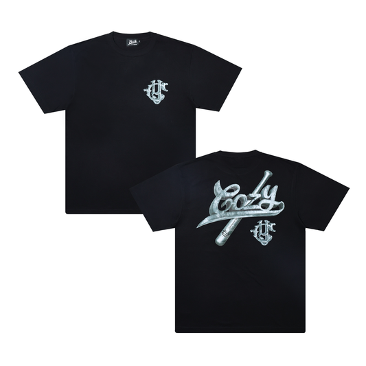 COZY 3D Baseball Logo Tee