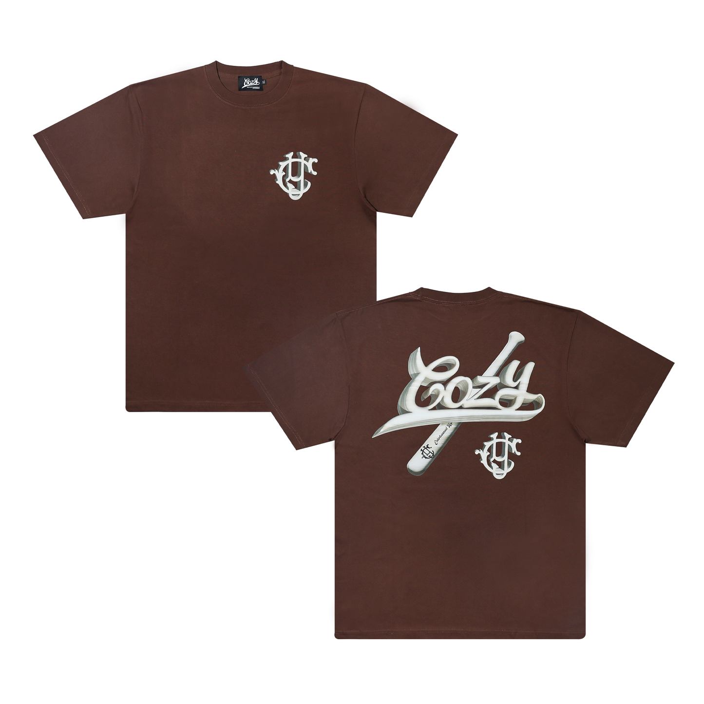 COZY 3D Baseball Logo Tee