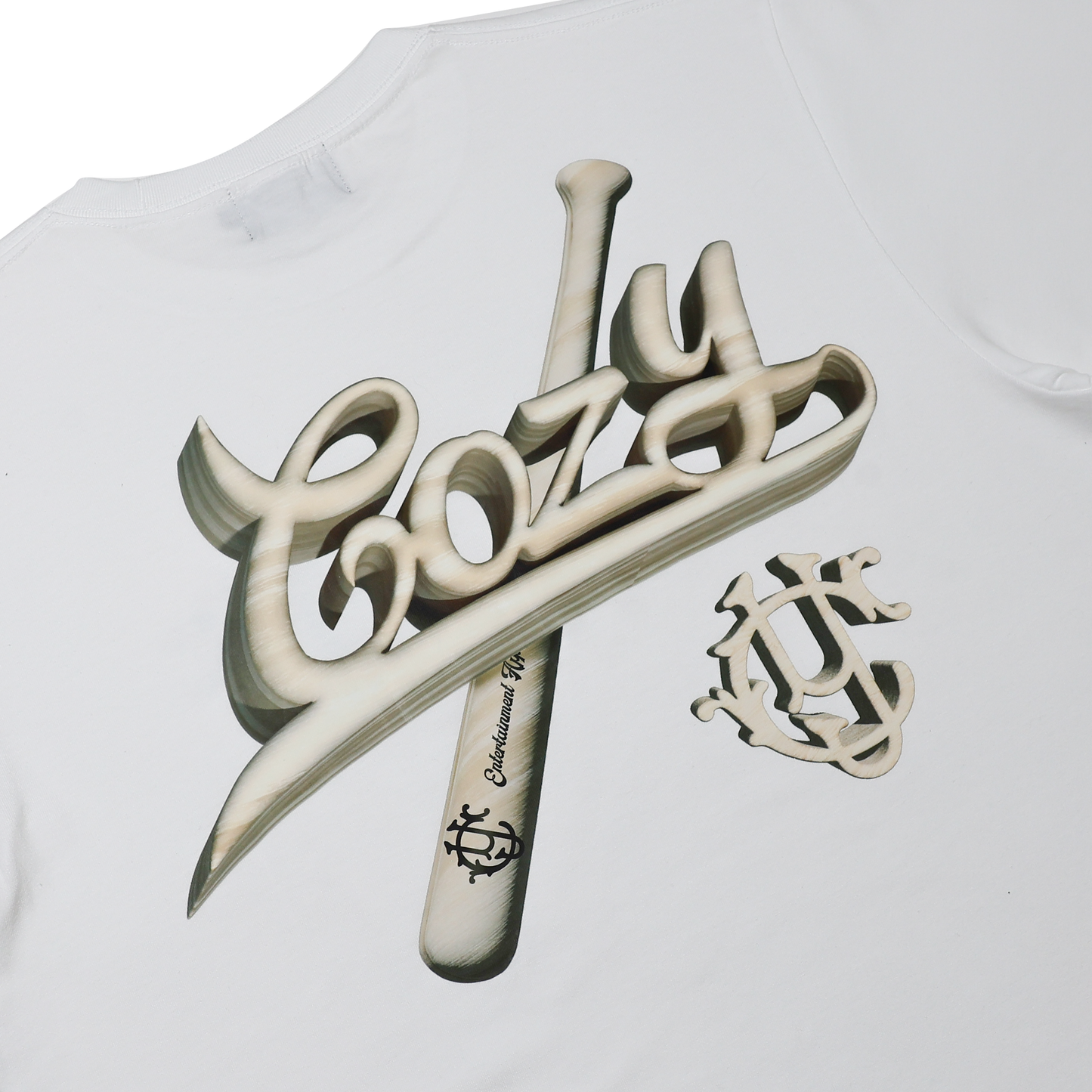 COZY 3D Baseball Logo Tee