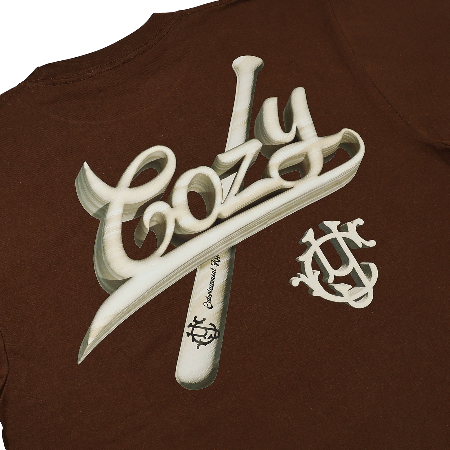 COZY 3D Baseball Logo Tee