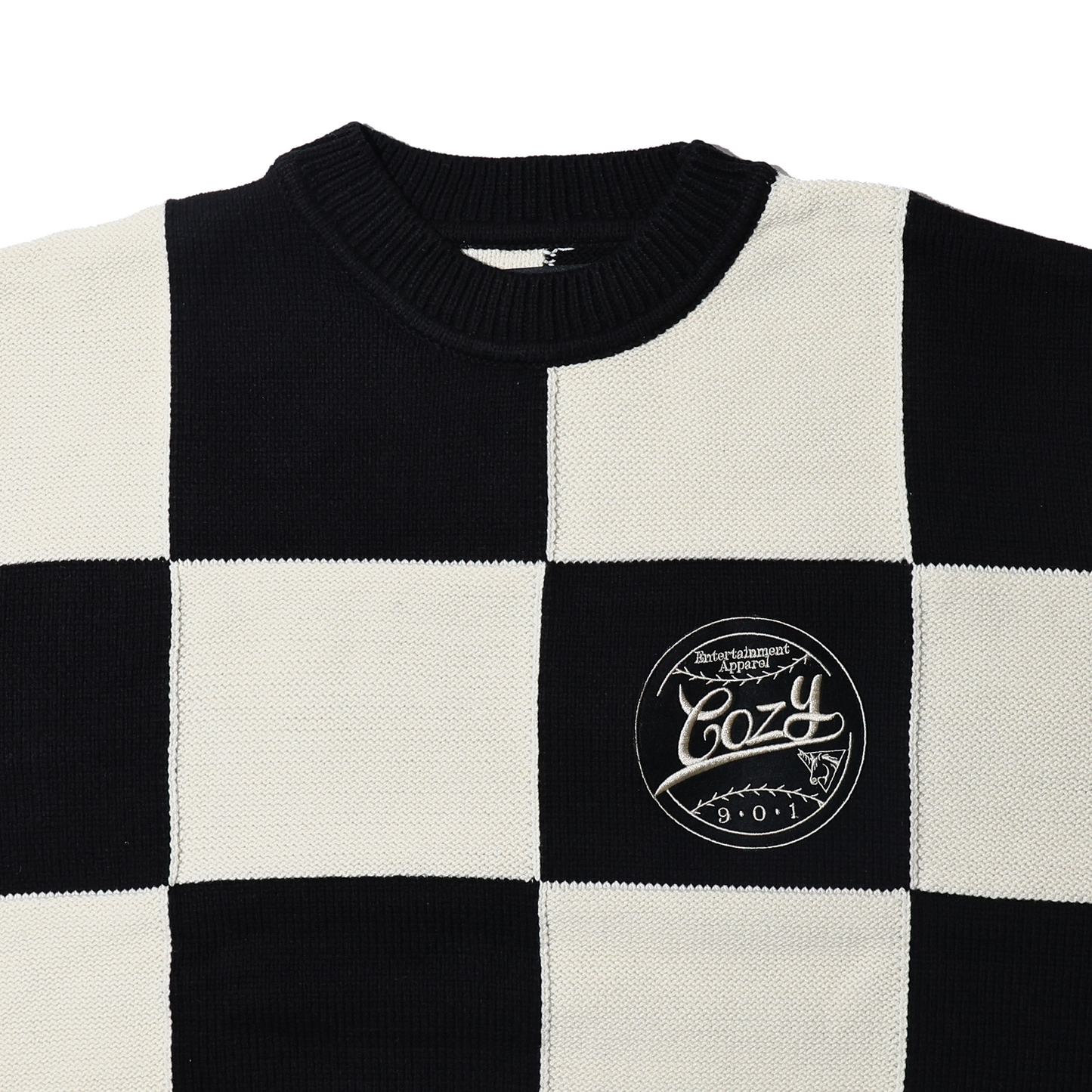 COZY Block Check Knit