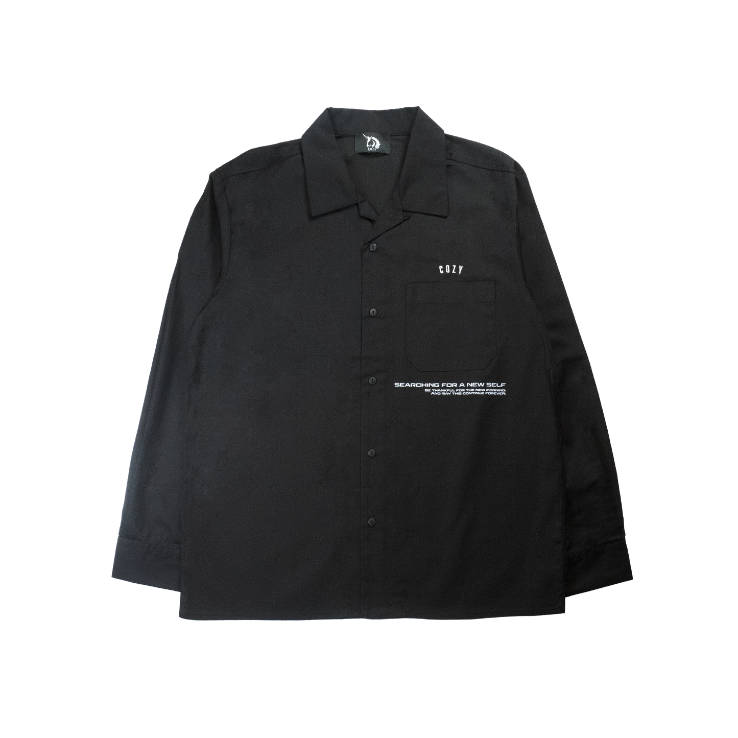 COZY Open collar shirt