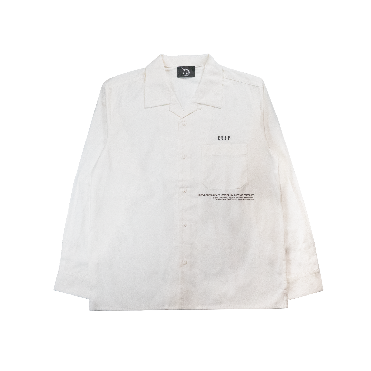 COZY Open collar shirt