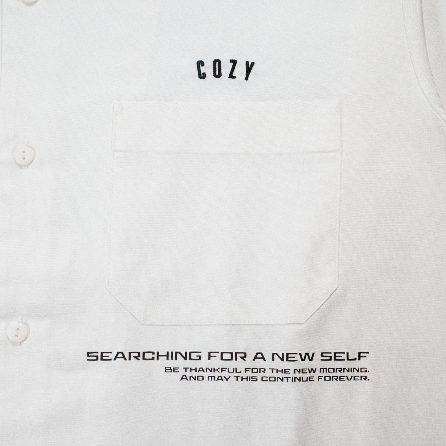 COZY Open collar shirt