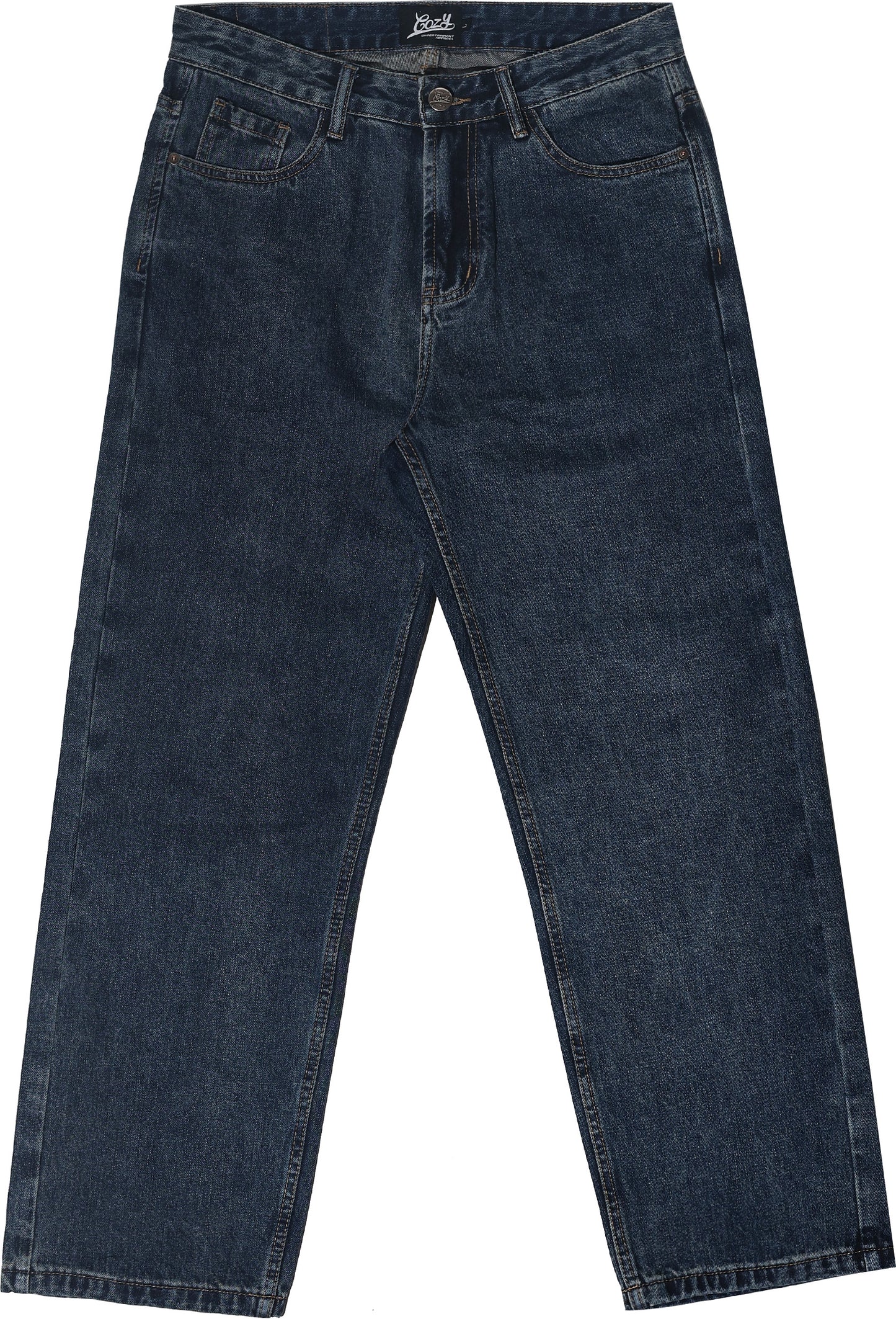 COZY Wide Straight Denim Pants