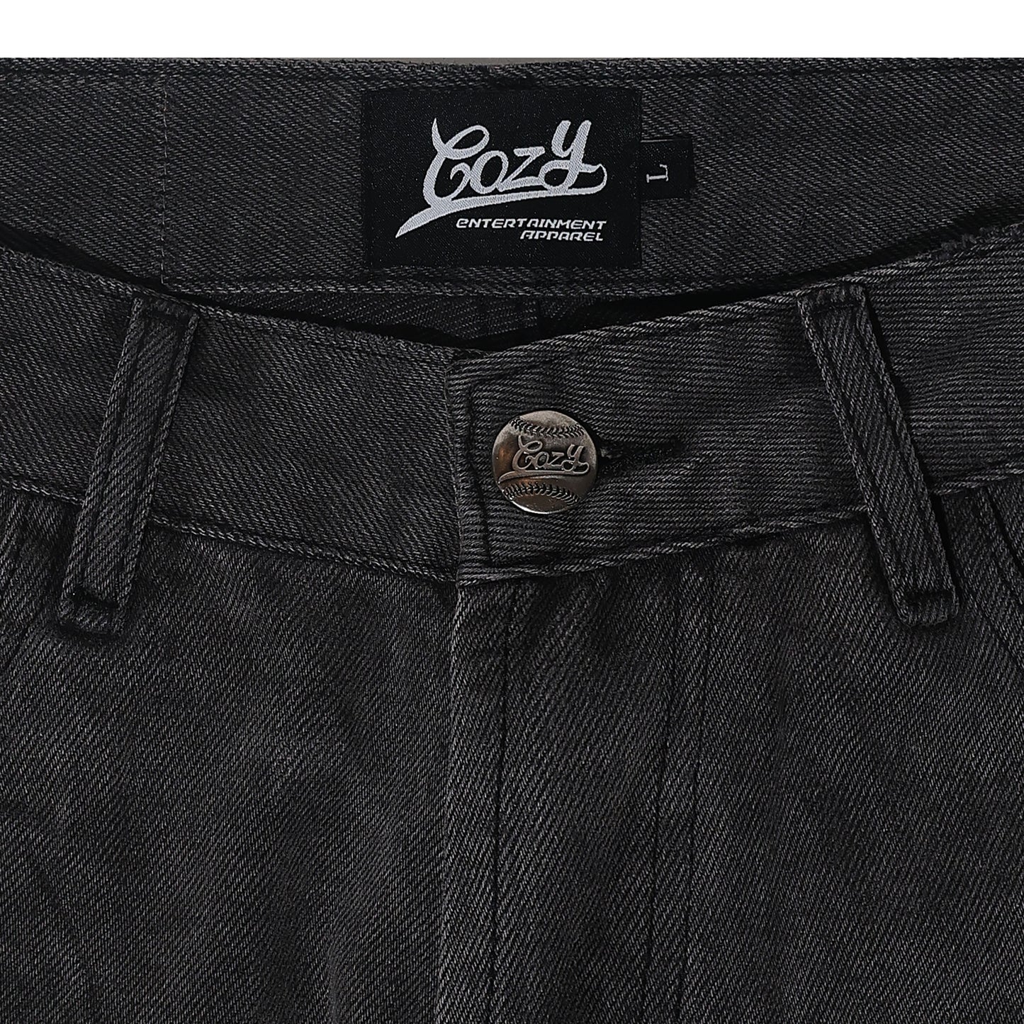 COZY Wide Straight Denim Pants