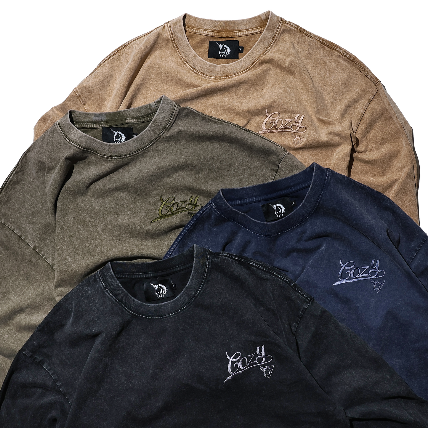COZY Washed L/S Tee