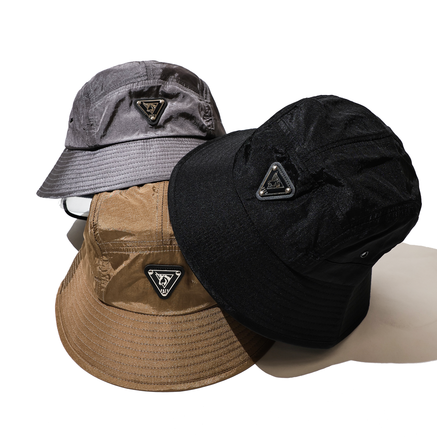 COZY Emblem Nylon Bucket Hat