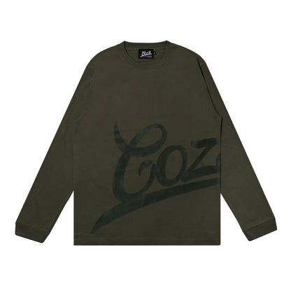 COZY Big Baseball logo L/S TEE