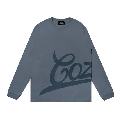 COZY Big Baseball logo L/S TEE