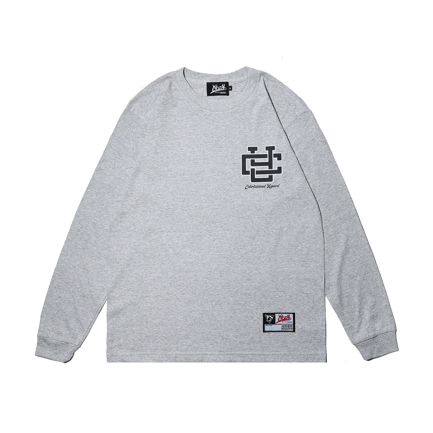 COZY Monogram logo L/S TEE